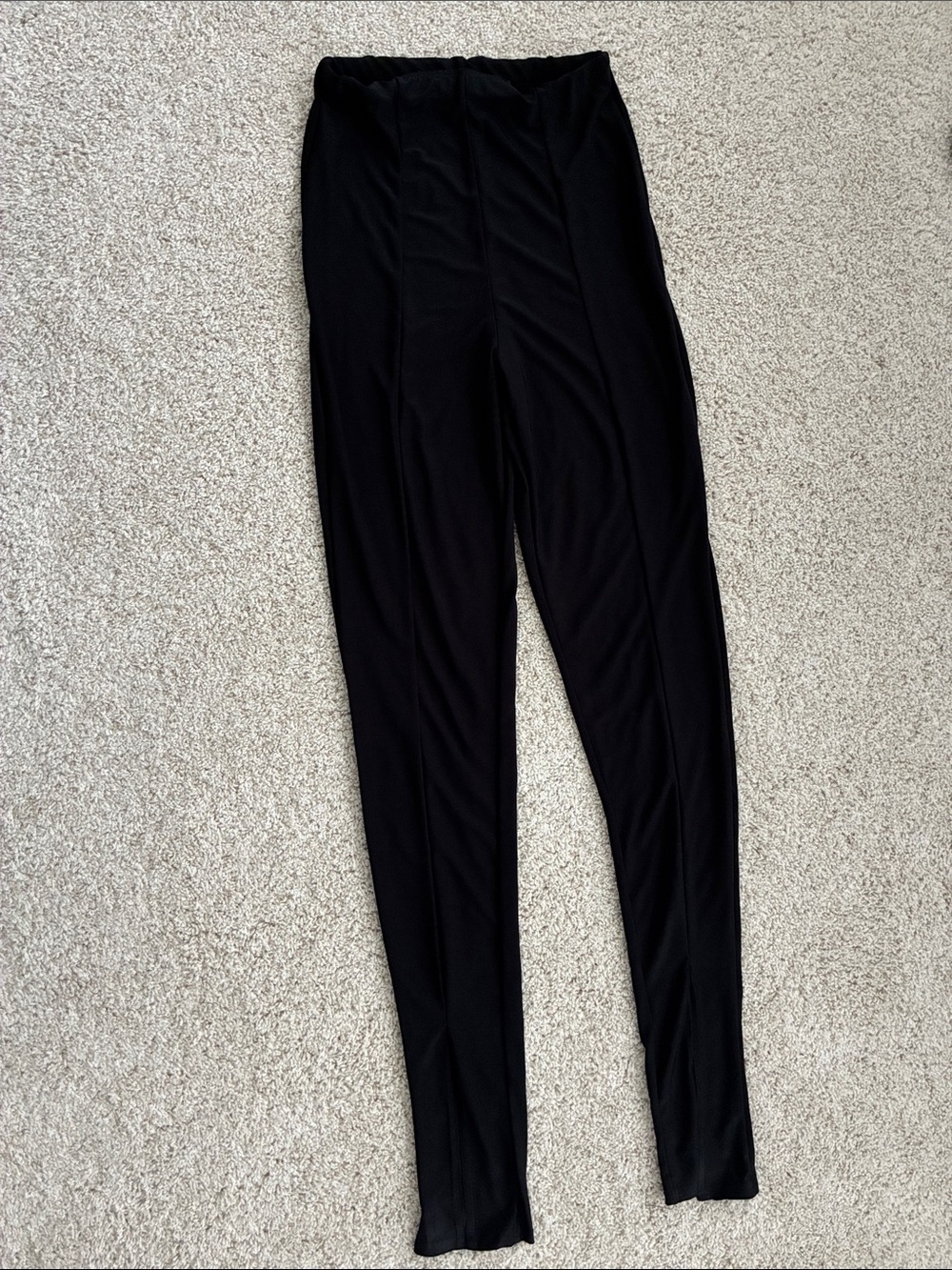 Missguided Black High-Waist Ponte Leggings